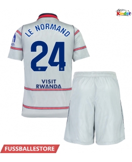 Günstige Atletico Madrid Robin Le Normand #24 3rd trikot Kinder 2026-27 Kurzarm (+ Kurze Hosen)